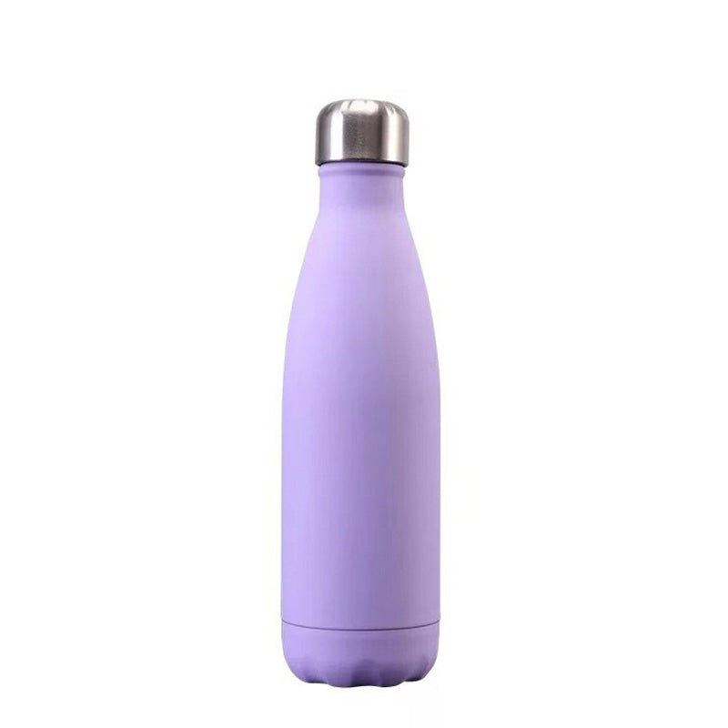 hilloo-violet-clair-mat-bouteille-inox-isotherme-500-ml image 1