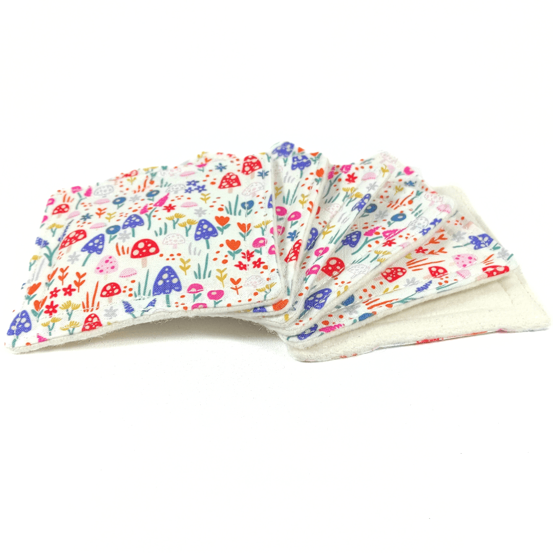 au-bonheur-de-petite-fleur-lingettes-d-maquillantes-champignon-x5-bio image 1