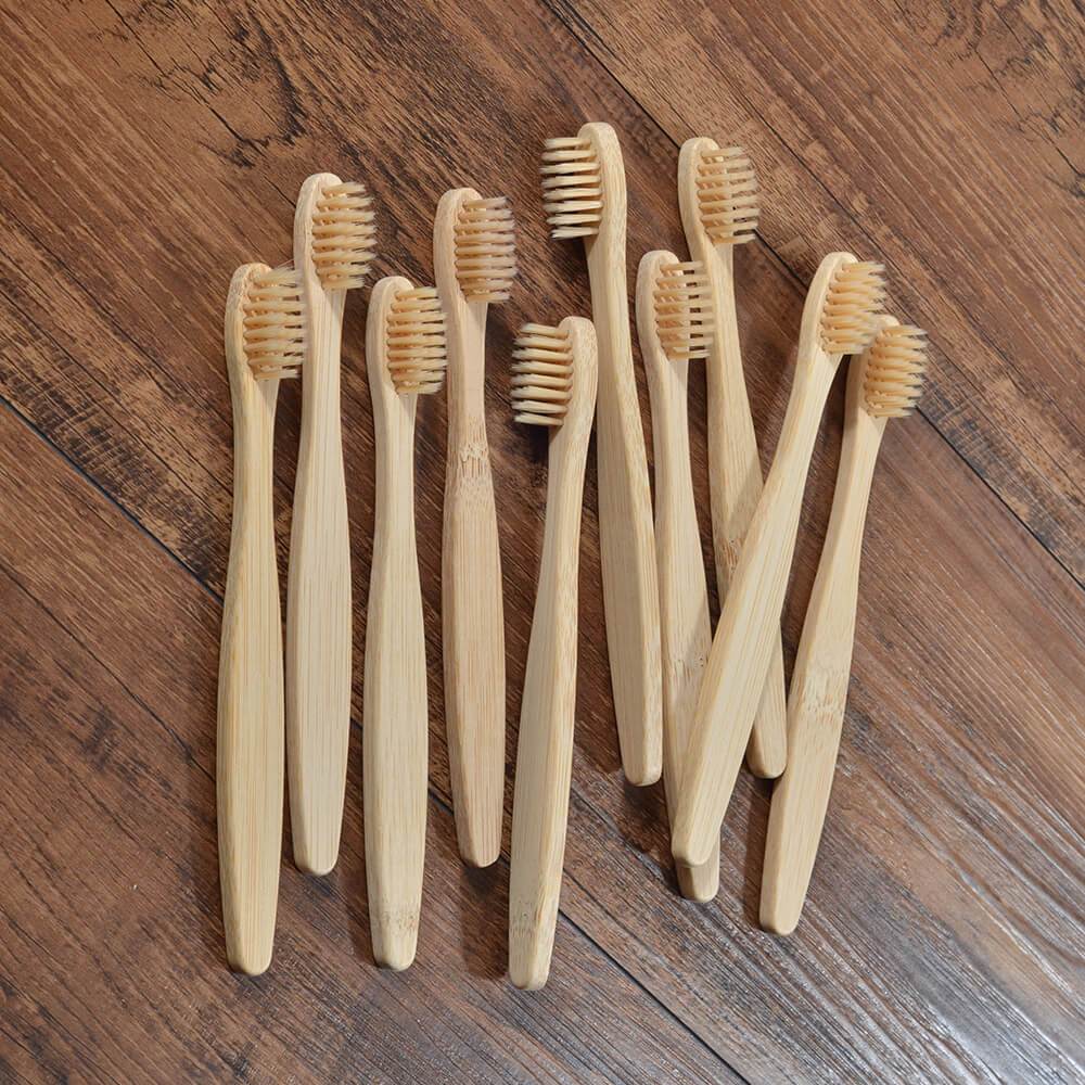 hilloo-brosses-dents-bambou-enfant-brosse-naturel-lot-10-multicolore image 3