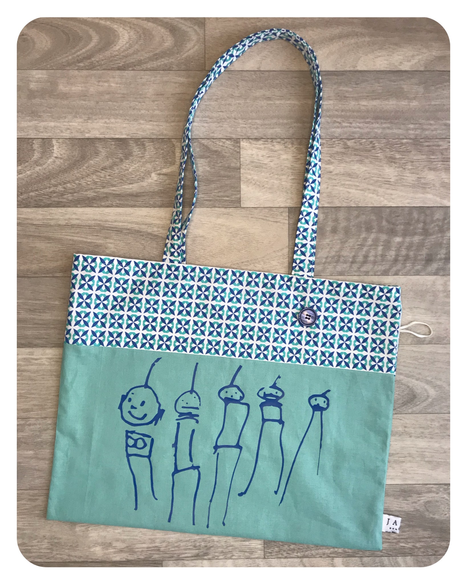 jane-couture-mini-artiste-sac-pliable-coton-34x42-cm image 1