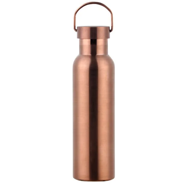 hilloo-gourde-inox-or-rose-bouteille-isotherme-500-ml image 1