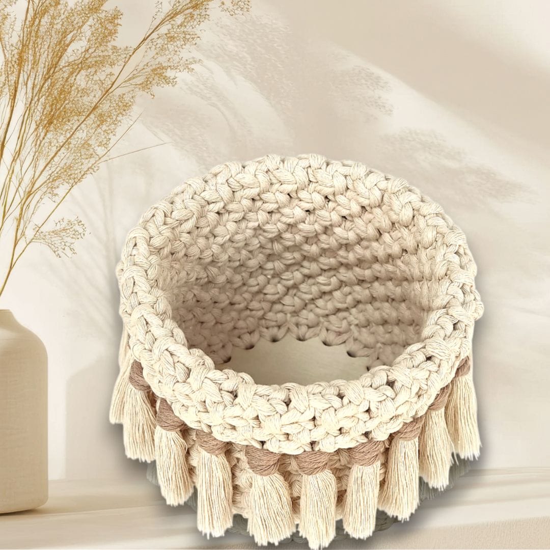 au-bonheur-de-petite-fleur-macram-corbeille-beige-coton-fond-bois-fait-main image 2