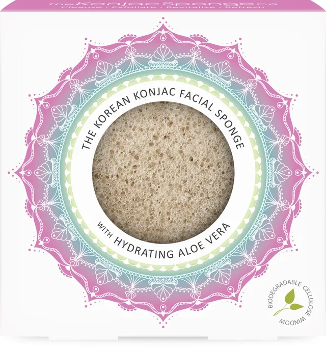 konjac-sponge-company-mandala-ponge-visage-aloe-vera image 1