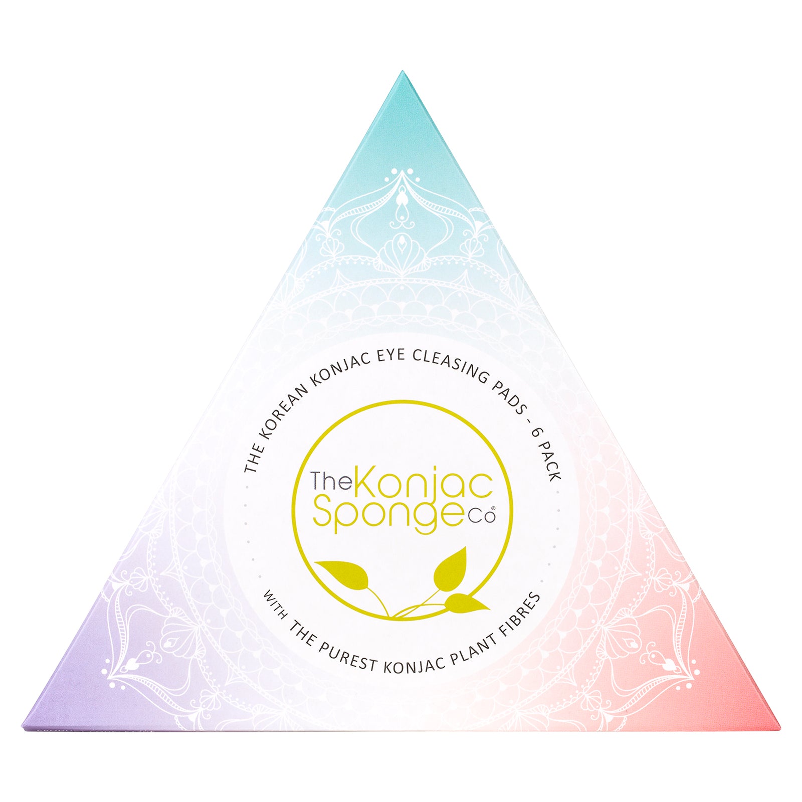 konjac-sponge-company-konjac-facial-sponges-disques-yeux-konjac-pur-x6 image 1