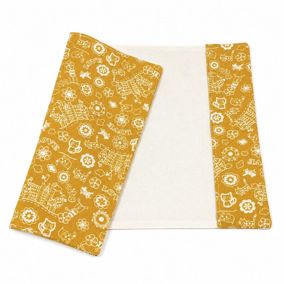 au-bonheur-de-petite-fleur-prot-ge-cahier-tissu-bio-17x22-city-jaune image 3