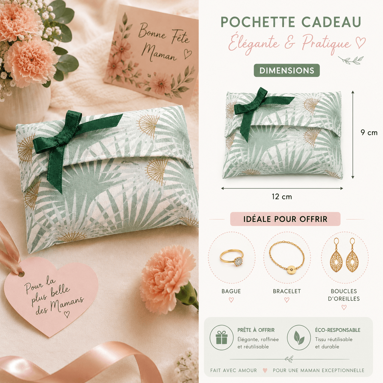au-bonheur-de-petite-fleur-pochette-cadeau-bijoux-coton-12x9-r-utilisable image 3