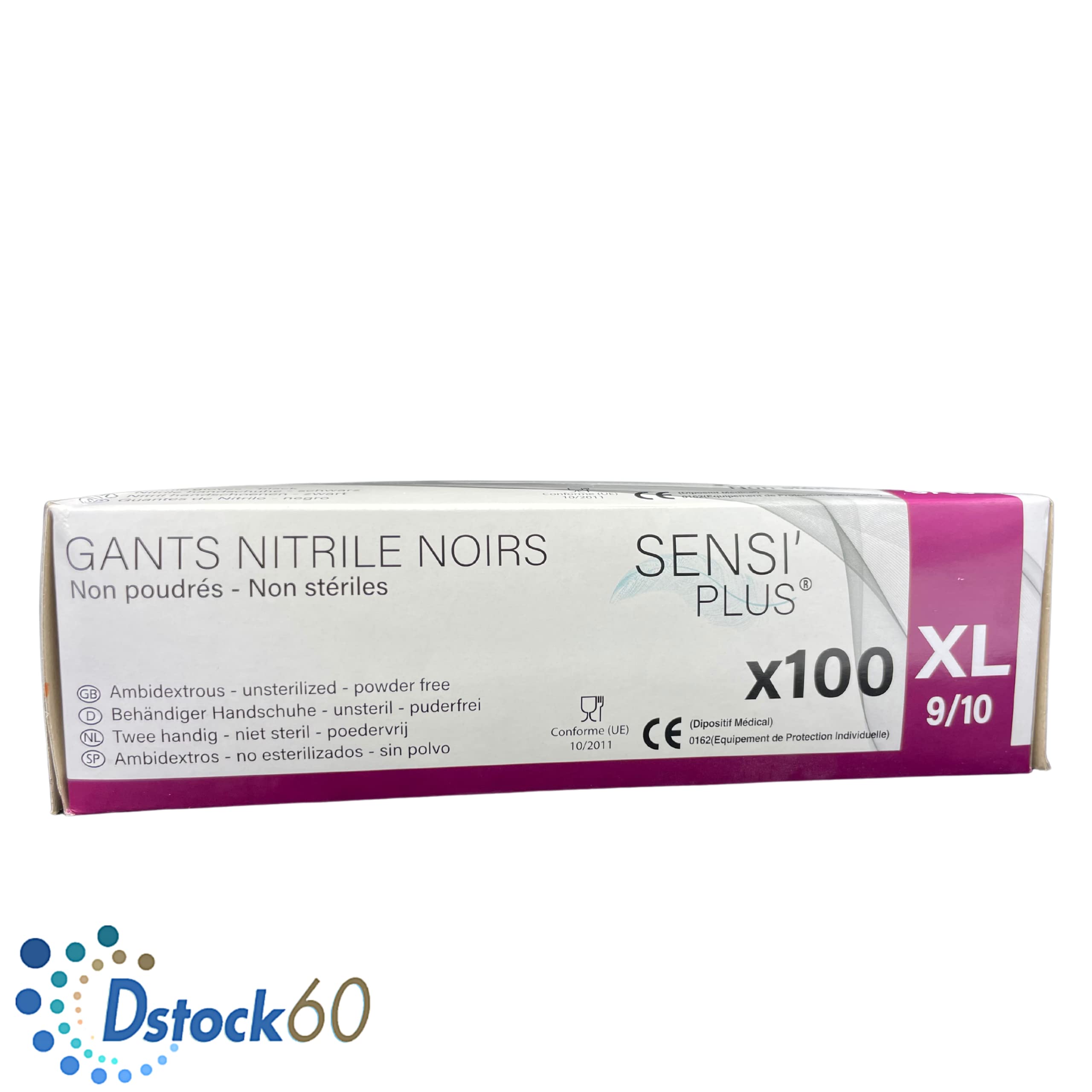 dstock60-sensi-plus-gants-jetables-nitrile-noirs-xl-bo-te-100 image 3