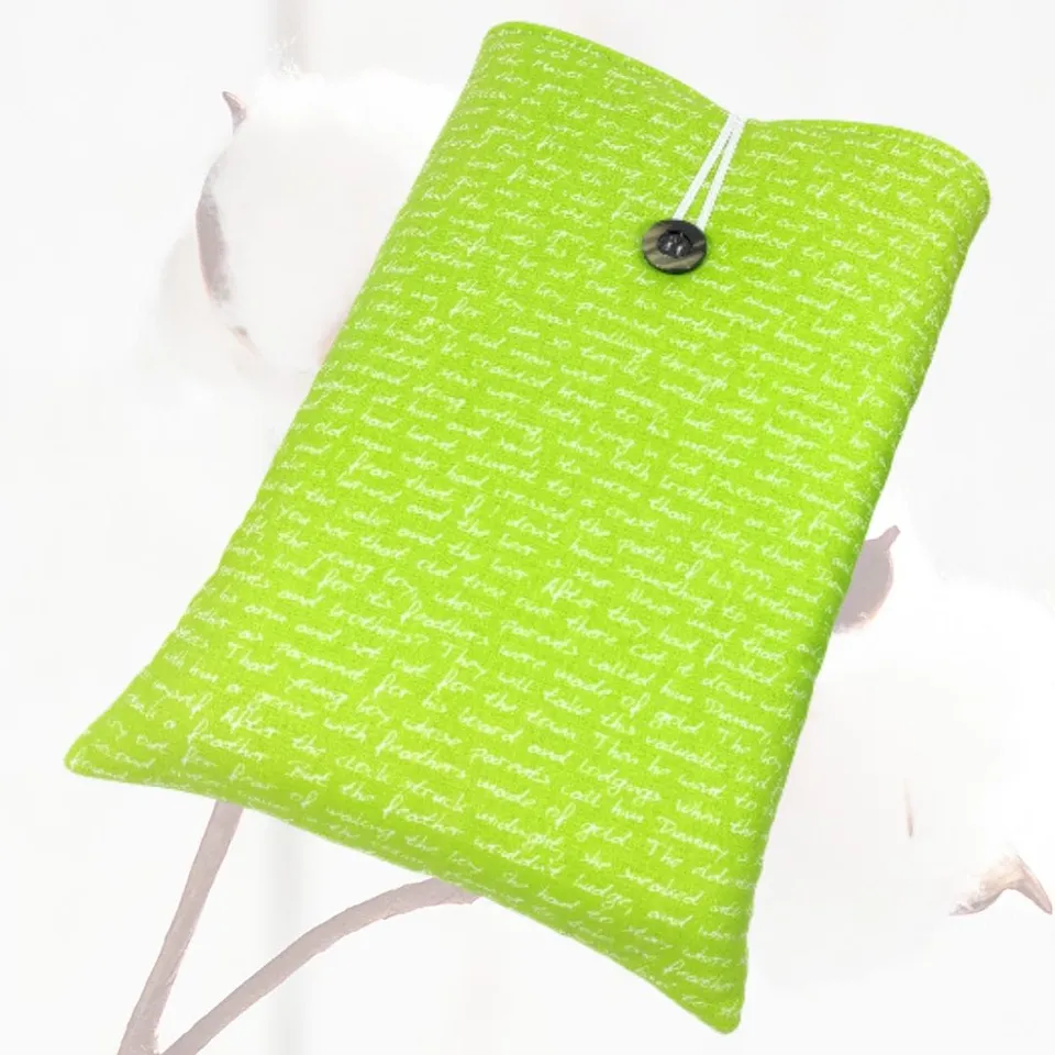 au-bonheur-de-petite-fleur-pochette-livre-coton-critures-vert-grand-format image 1