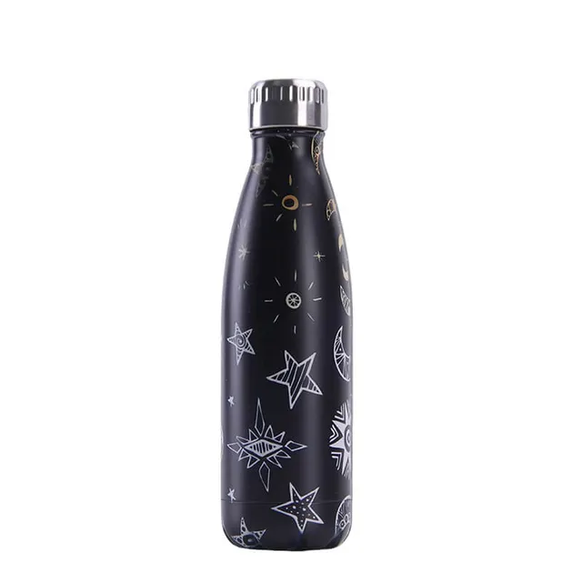 hilloo-toiles-bouteille-inox-isotherme-500ml-noire image 1