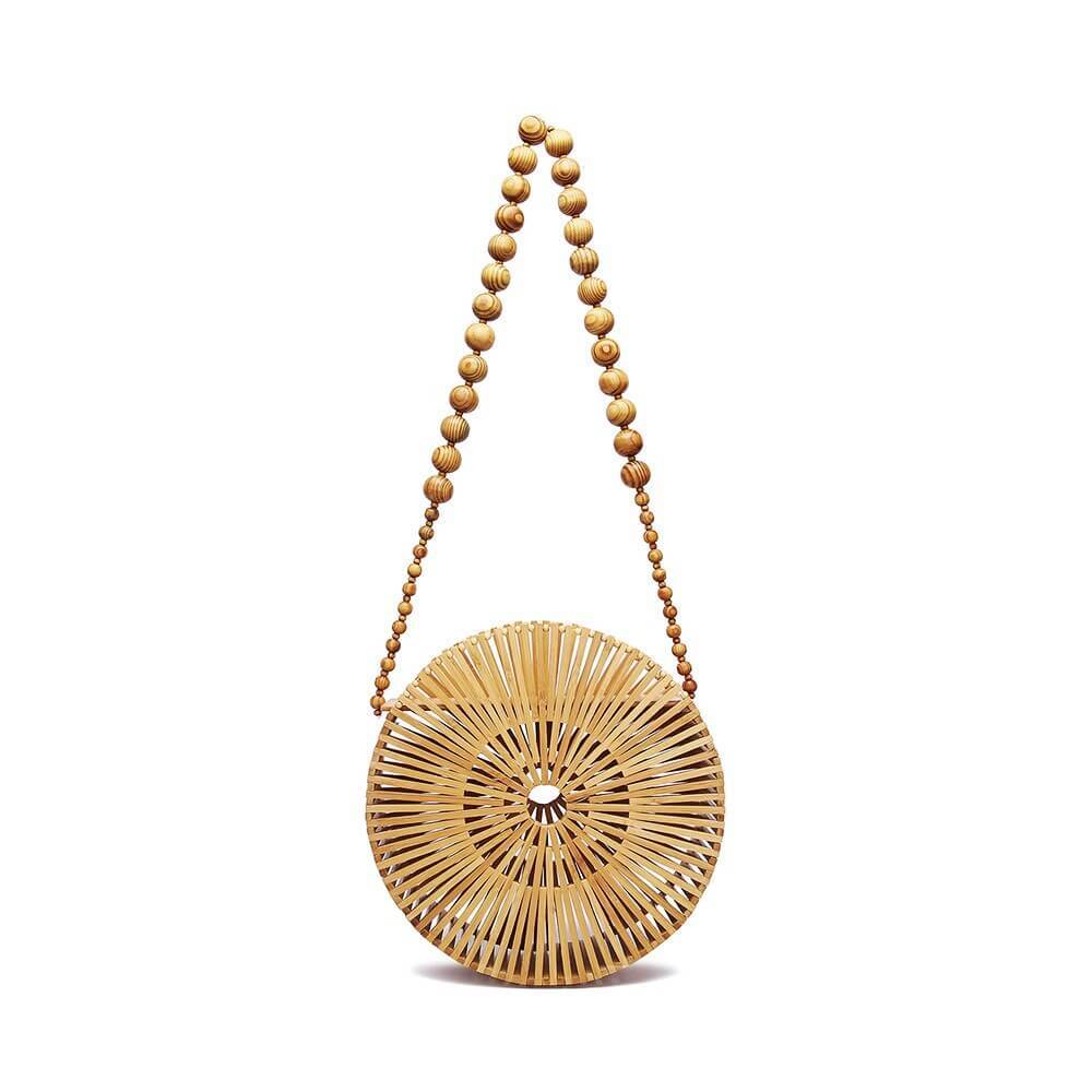 hilloo-sac-bambou-anse-perles-blanc-taille-s image 5