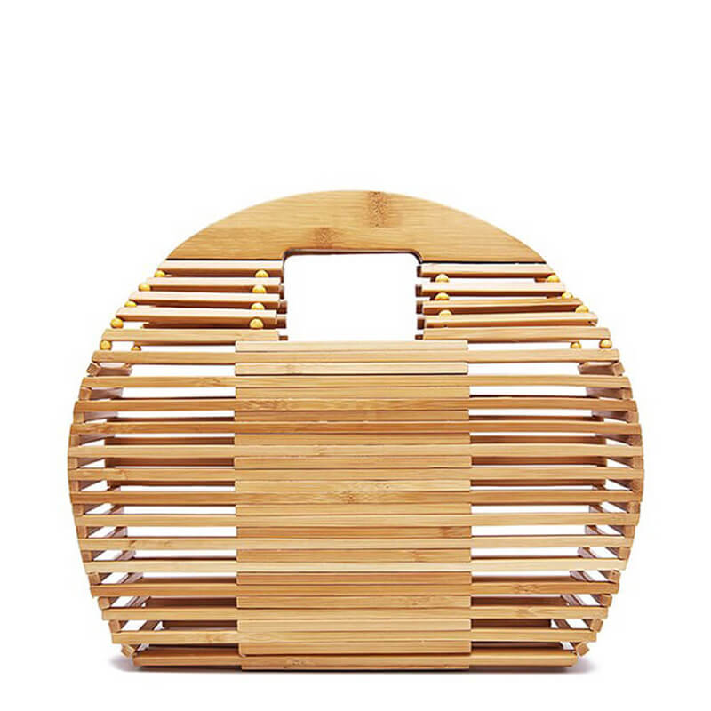 hilloo-sac-bambou-naturel-sac-main-rond-port-main image 1