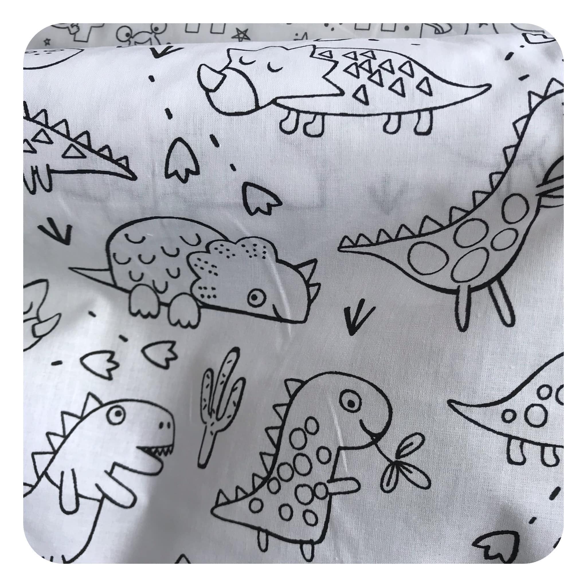 jane-couture-coloriage-dino-tissu-coton-enfant-oeko-tex image 1