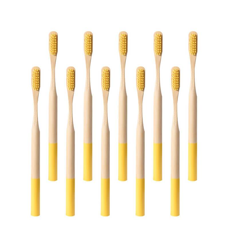 hilloo-brosses-dents-bambou-adulte-multicolore-10-pcs image 5