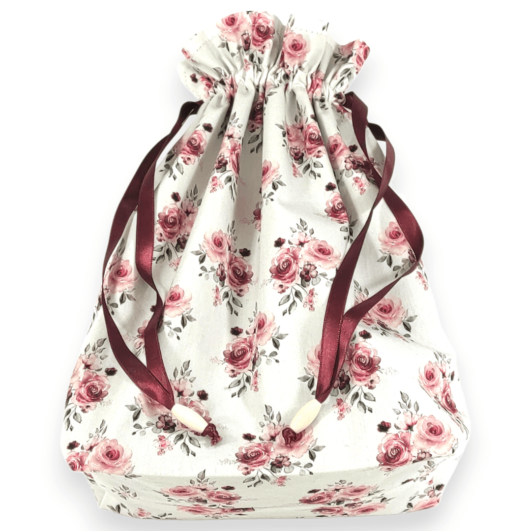 au-bonheur-de-petite-fleur-pochon-coton-bio-roses-rangement-lingerie image 2