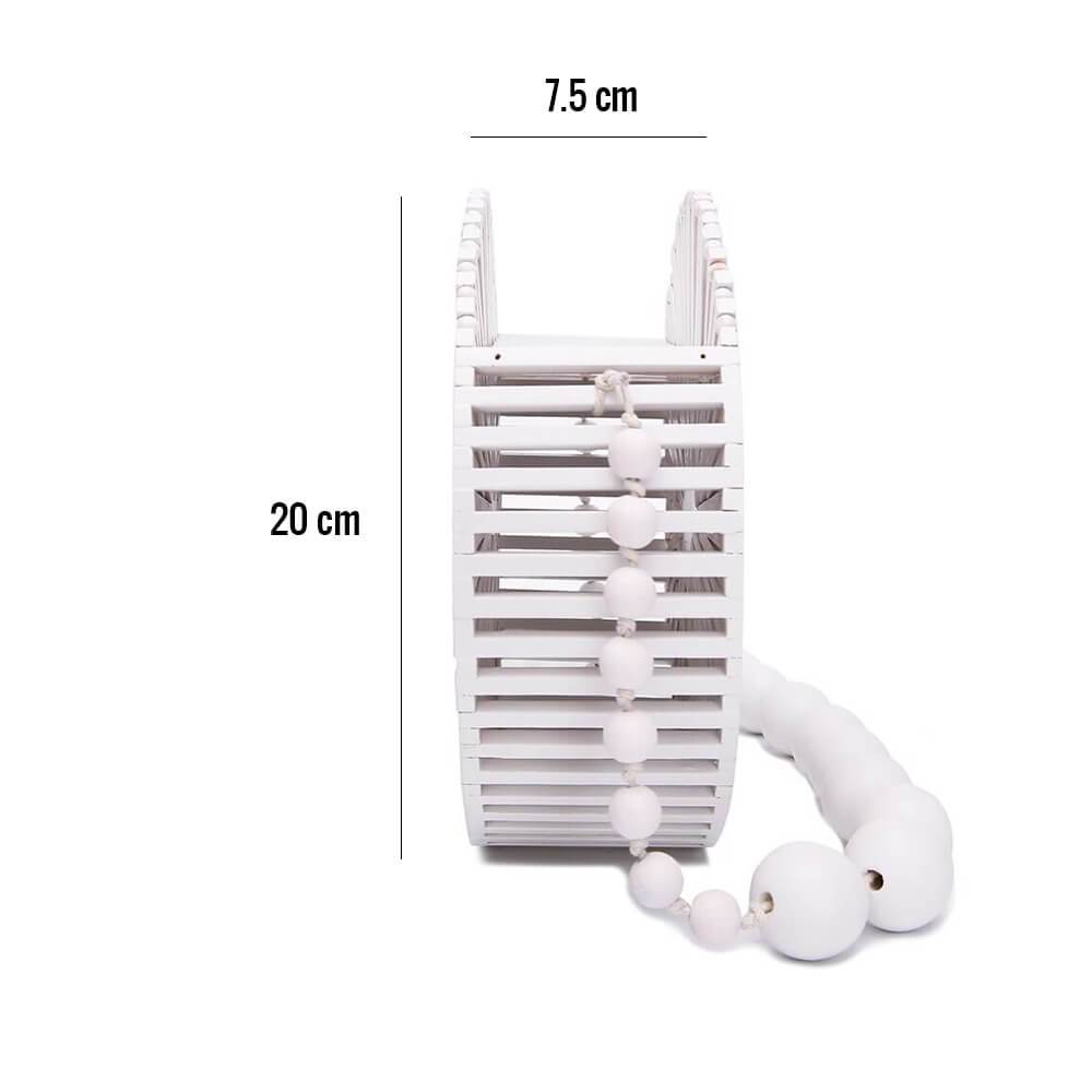 hilloo-sac-bambou-anse-perles-blanc-taille-s image 6