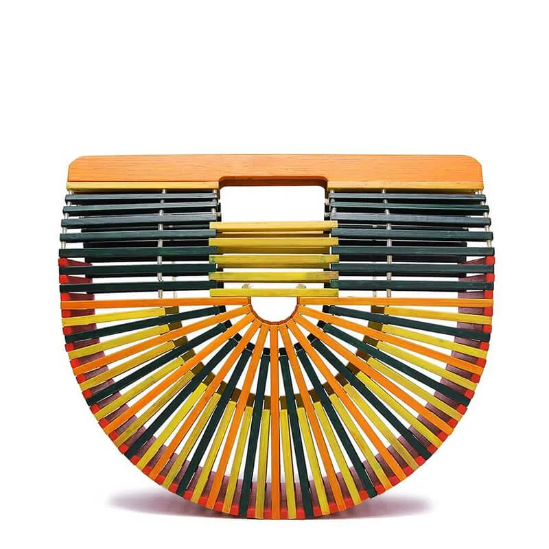 hilloo-sacs-bambou-couleur-sac-bambou-vert-taille-s image 1