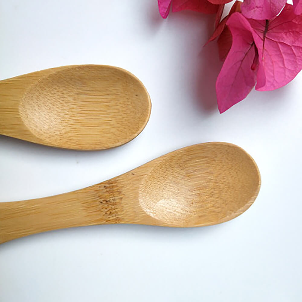 hilloo-couverts-bambou-2-en-1-cuill-re-fourchette-5-pcs-naturel image 2