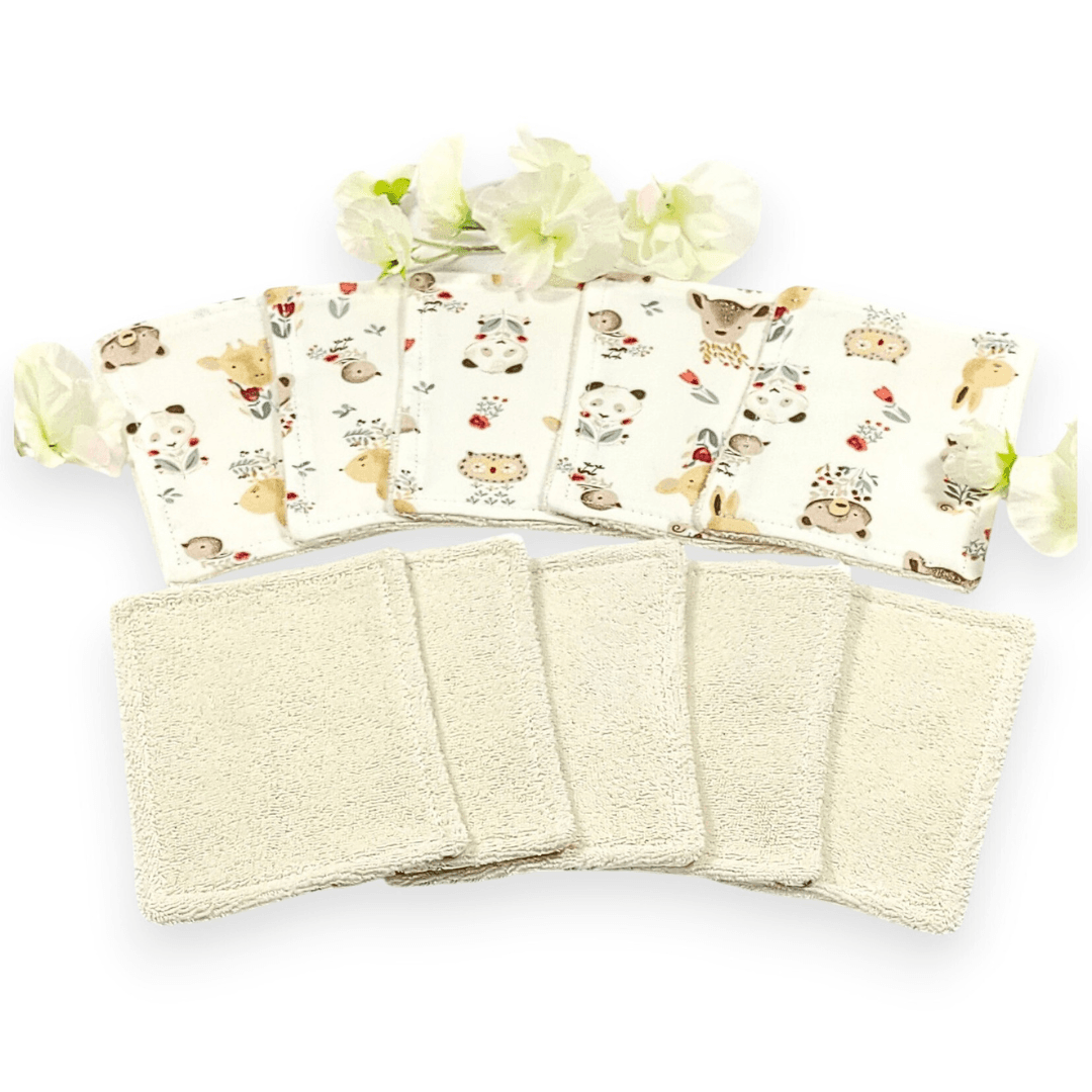 au-bonheur-de-petite-fleur-coffret-10-lingettes-b-b-coton-bio-pani-re image 3