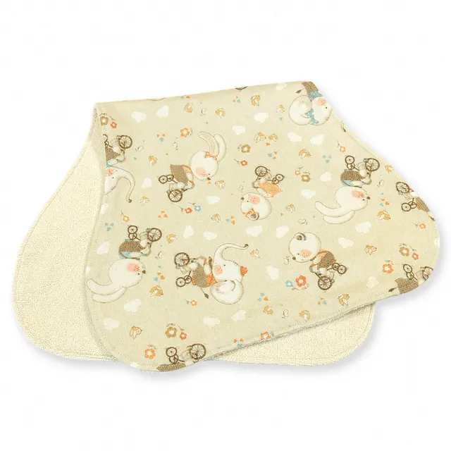 au-bonheur-de-petite-fleur-coin-des-b-b-s-bavoir-paule-oursons-v-lo-bio image 1