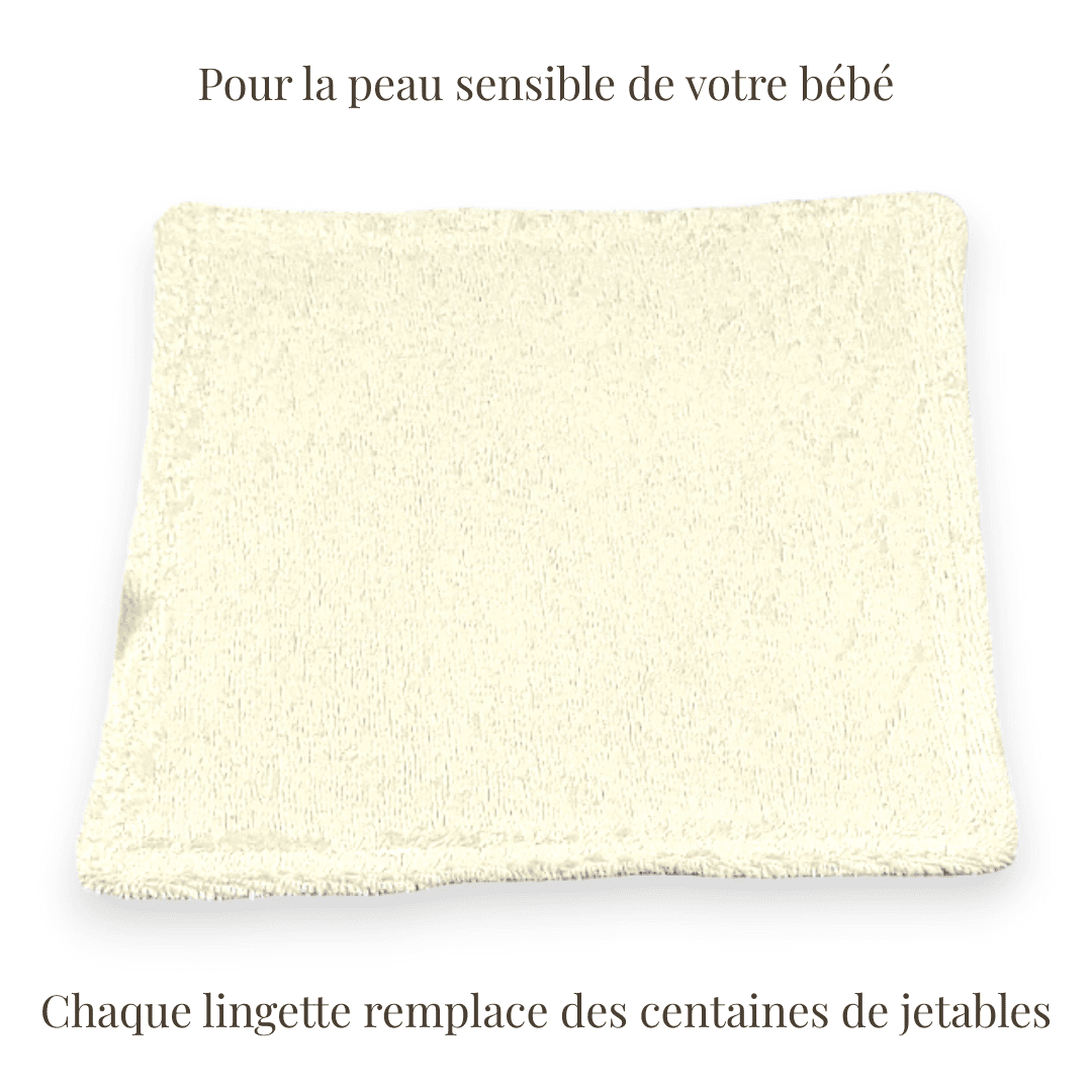 au-bonheur-de-petite-fleur-lingettes-b-b-ours-polaire-15-15-coton-bio image 3