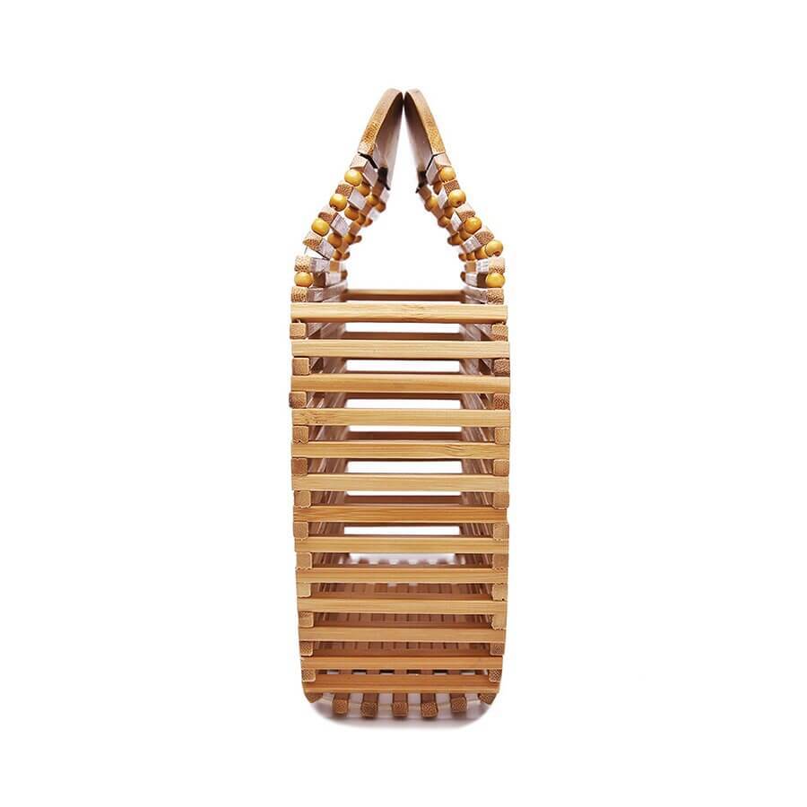 hilloo-sac-bambou-naturel-sac-main-rond-port-main image 2