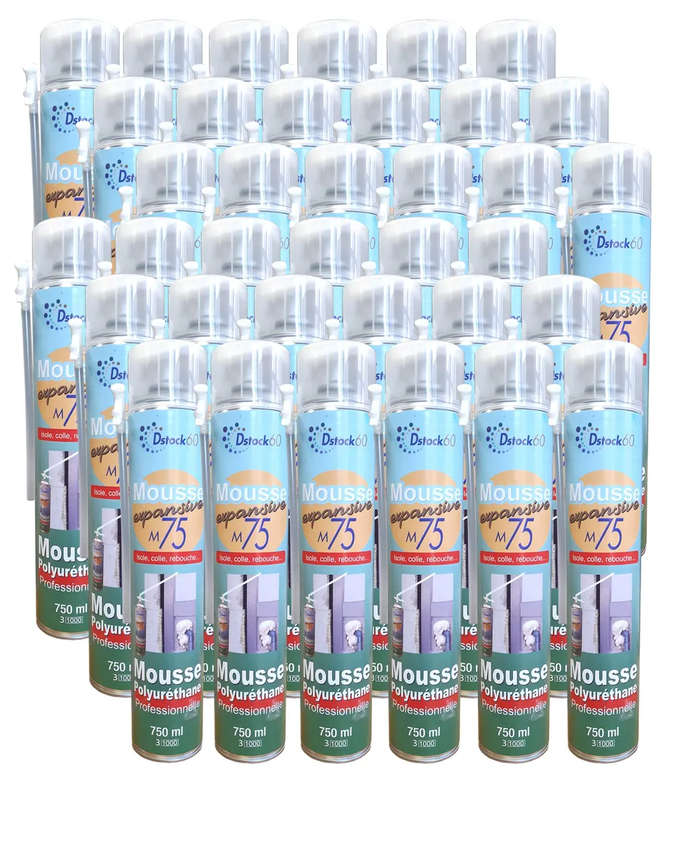 dstock60-construction-lot-36-mousses-expansives-750ml-manuelle-isolation image 1