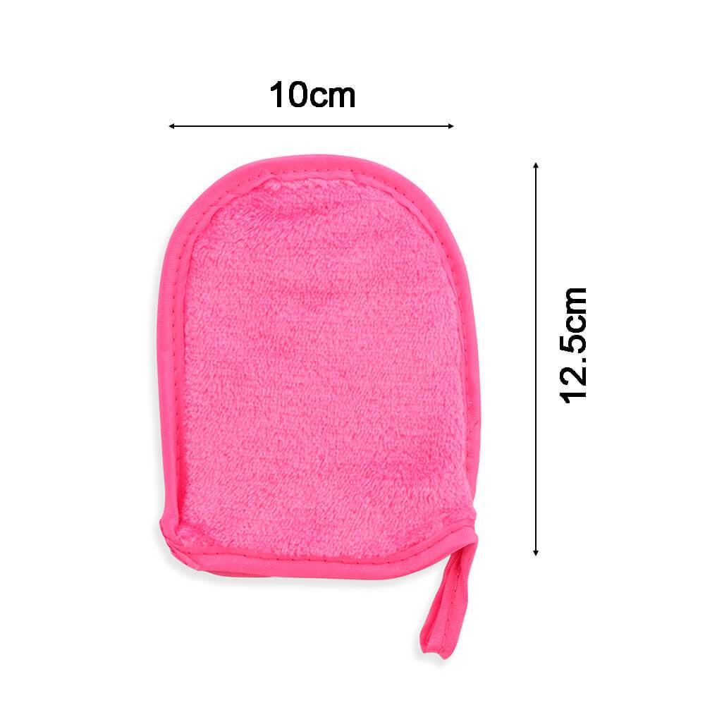 hilloo-gant-d-maquillant-lavable-microfibre-rose-rouge-1-pc image 4