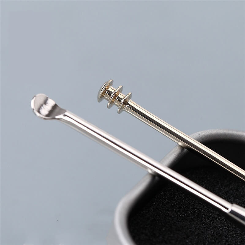 hilloo-cure-oreille-inox-argent-double-embout-r-utilisable image 2