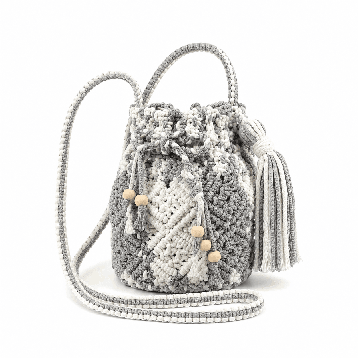 au-bonheur-de-petite-fleur-sac-macram-bandouli-re-gris-blanc-coton-fait-main image 4