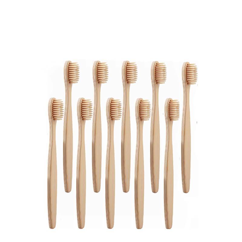 hilloo-brosses-dents-bambou-enfant-brosse-naturel-lot-10-multicolore image 1