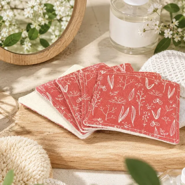 au-bonheur-de-petite-fleur-lingettes-coton-bio-fleurs-10x10-cm image 1