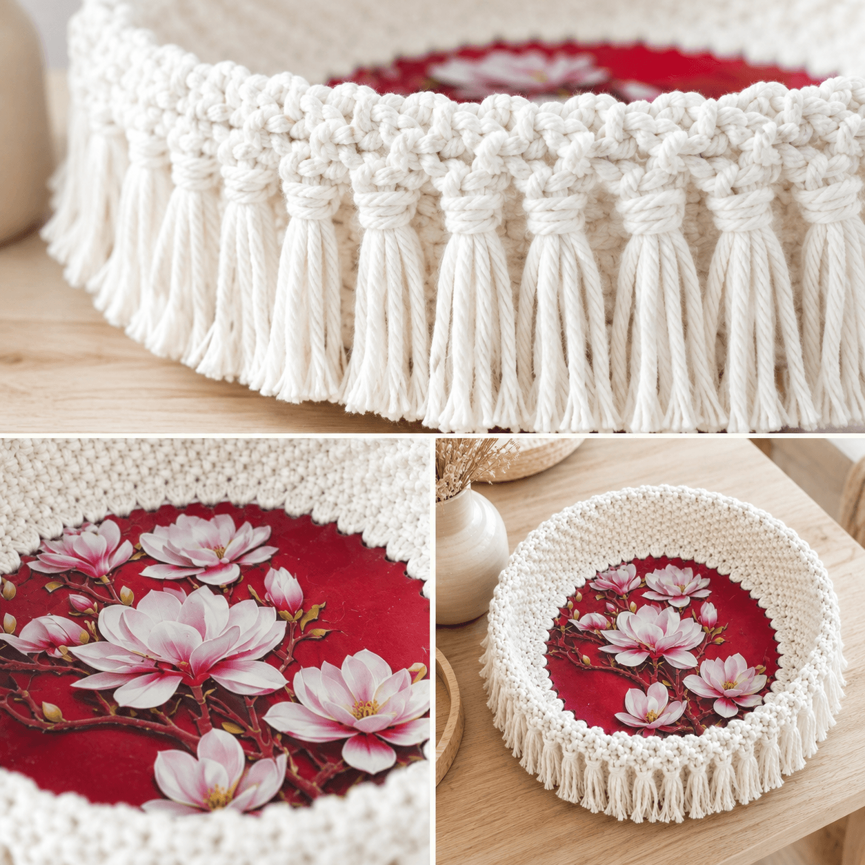 au-bonheur-de-petite-fleur-corbeille-macram-cru-fond-bois-panier-fait-main image 3