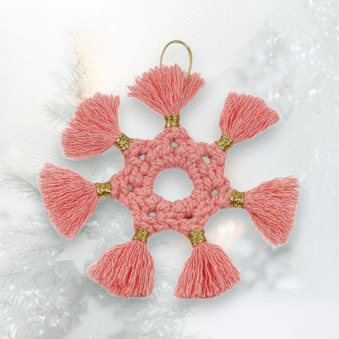 au-bonheur-de-petite-fleur-d-corations-ornements-no-l-macram-coton-lot-3 image 2