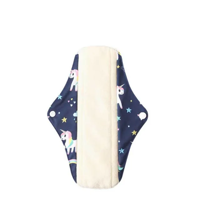 hilloo-serviettes-hygi-niques-lavables-licorne-flux-l-ger-1-serviette image 1