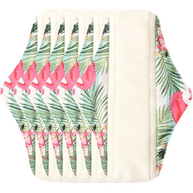 hilloo-flamant-rose-serviette-hygi-nique-lavable-abondant image 3