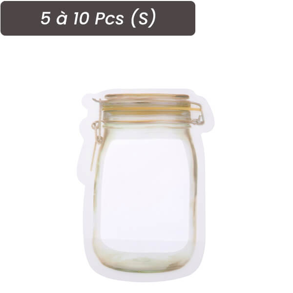 hilloo-sac-r-utilisable-alimentaire-150-ml-lot-5-sacs-zip image 1