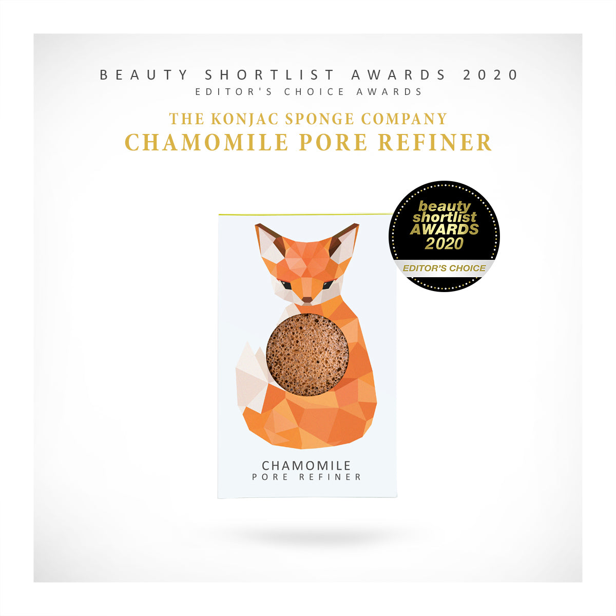 konjac-sponge-company-mini-woodland-fox-ponge-camomille image 3