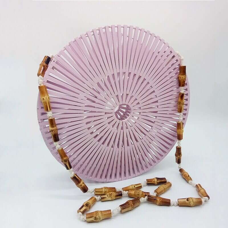 hilloo-sac-bandouli-re-sac-rond-bambou-naturel-taille-l image 3