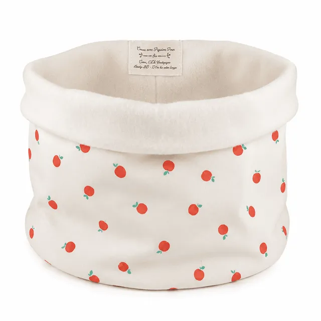 au-bonheur-de-petite-fleur-snood-fille-coton-bio-pomme-5-6-ans-cru image 1