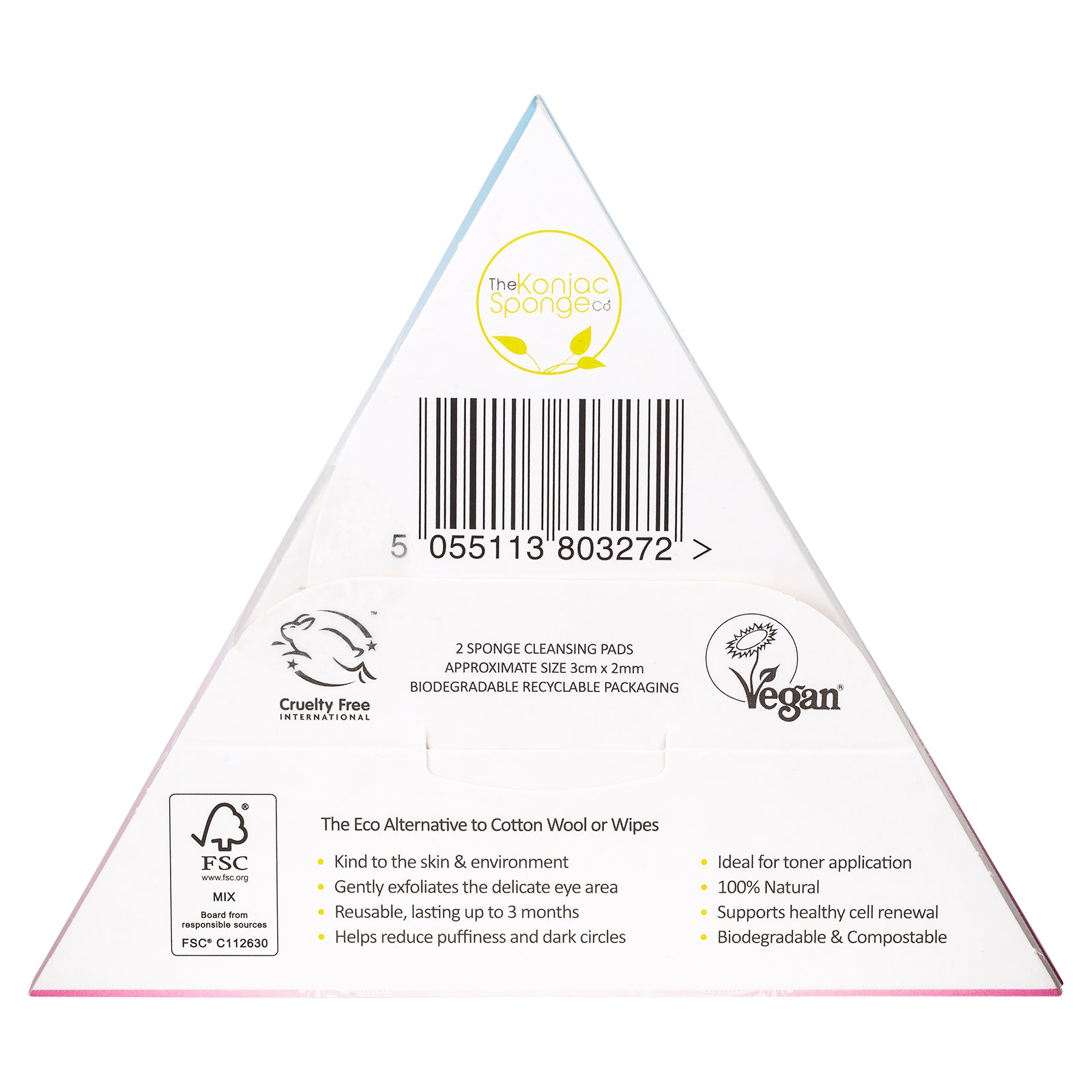 konjac-sponge-company-facial-disque-yeux-konjac-pur-x2 image 3