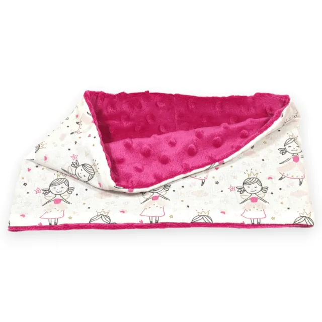 au-bonheur-de-petite-fleur-snood-fille-princesse-rose-coton-minky image 1