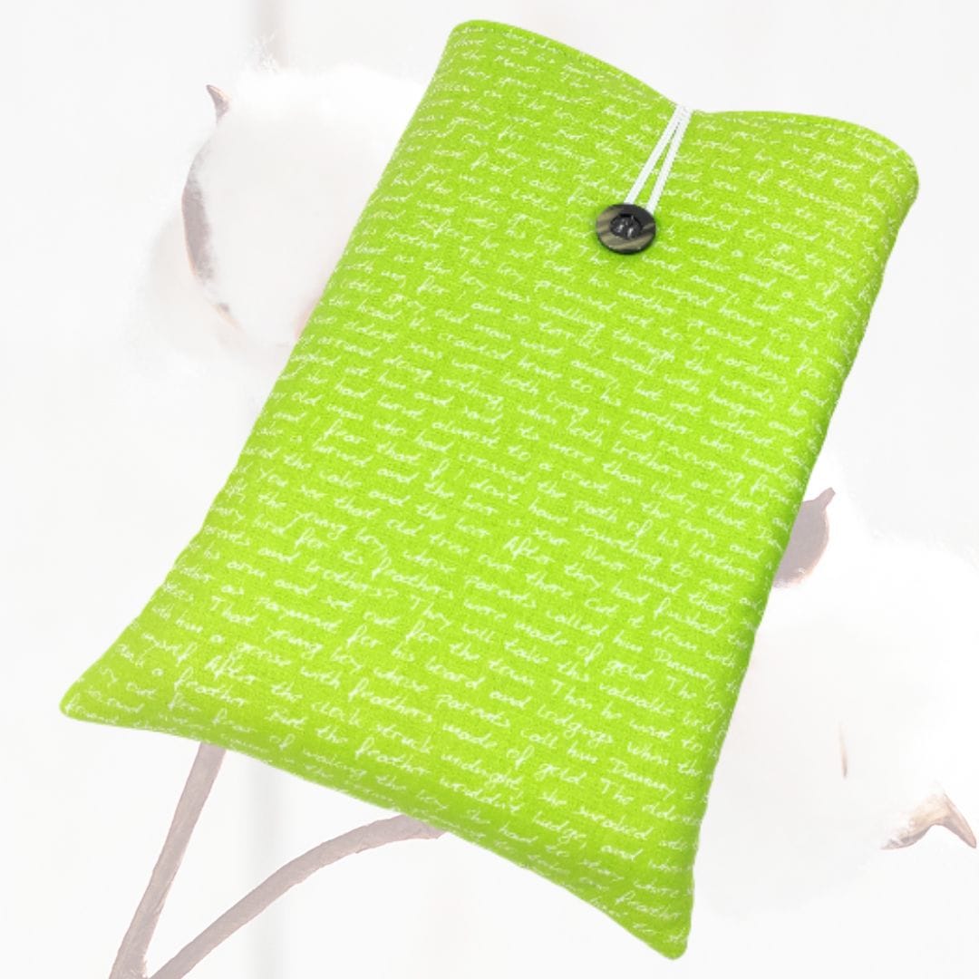 au-bonheur-de-petite-fleur-pochette-livre-coton-critures-vert-grand-format image 1