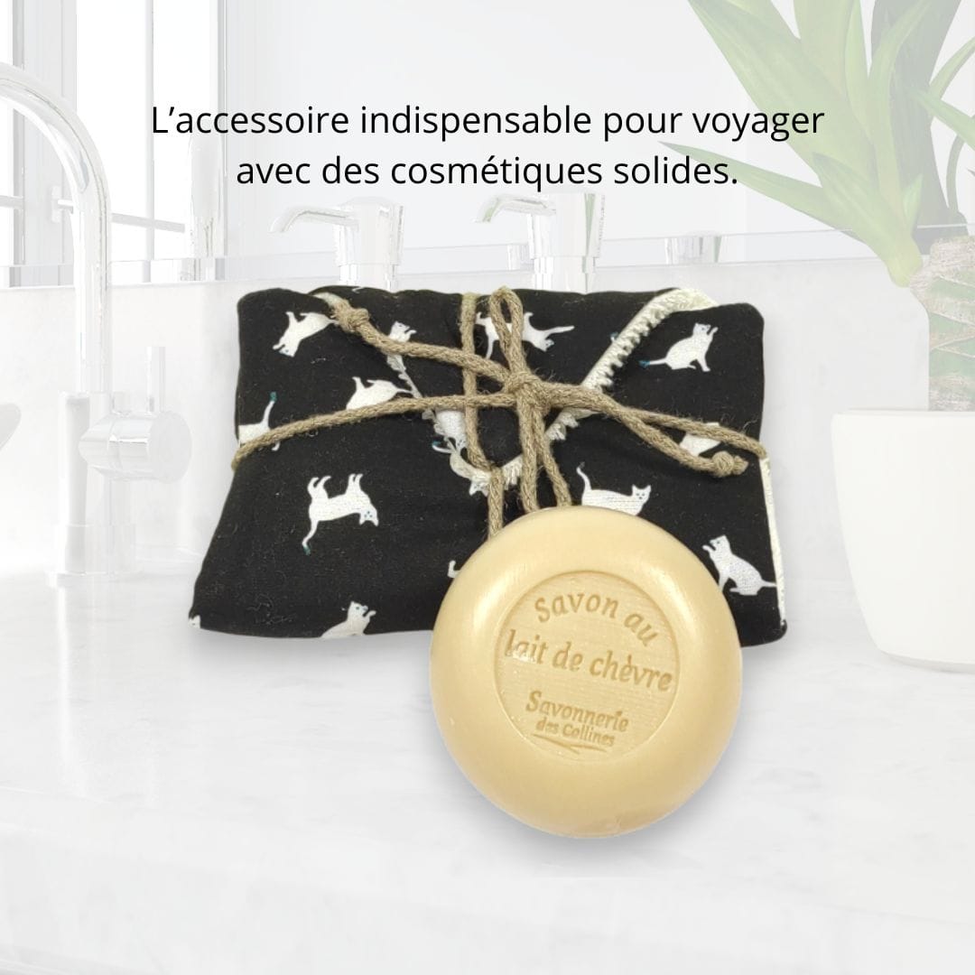 au-bonheur-de-petite-fleur-pochette-savon-voyage-chat-13x10-cm image 5