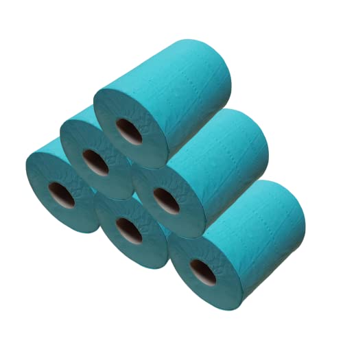 dstock60-papier-toilette-et-essuie-mains-bobine-140m-essuie-tout-vert-2-plis-lot image 7