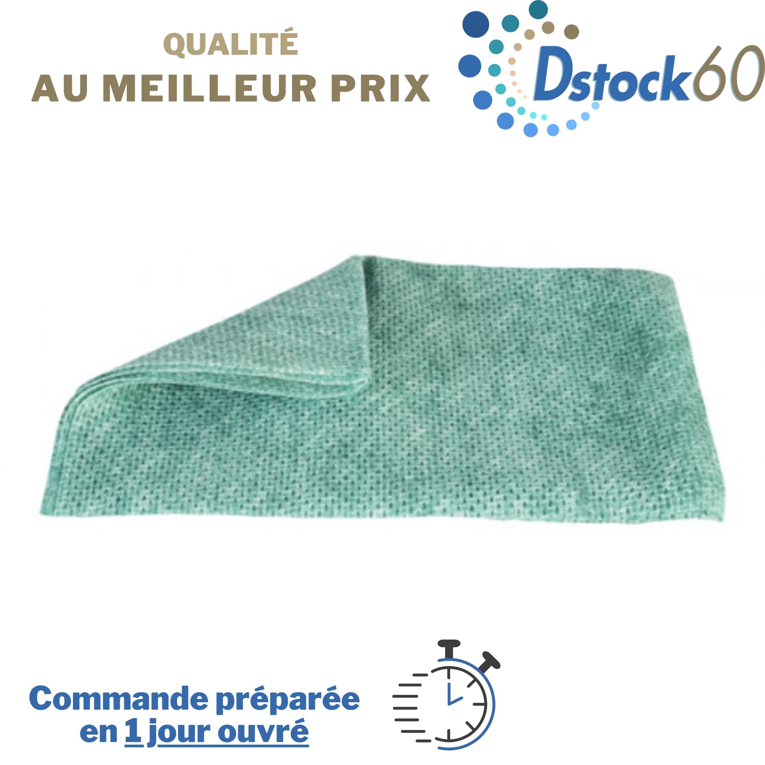dstock60-produits-d-entretien-10-lavettes-vertes-50x35cm-lavables image 4