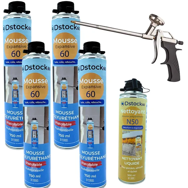 dstock60-mousse-expansive-4x750ml-pistolet-polyur-thane image 1