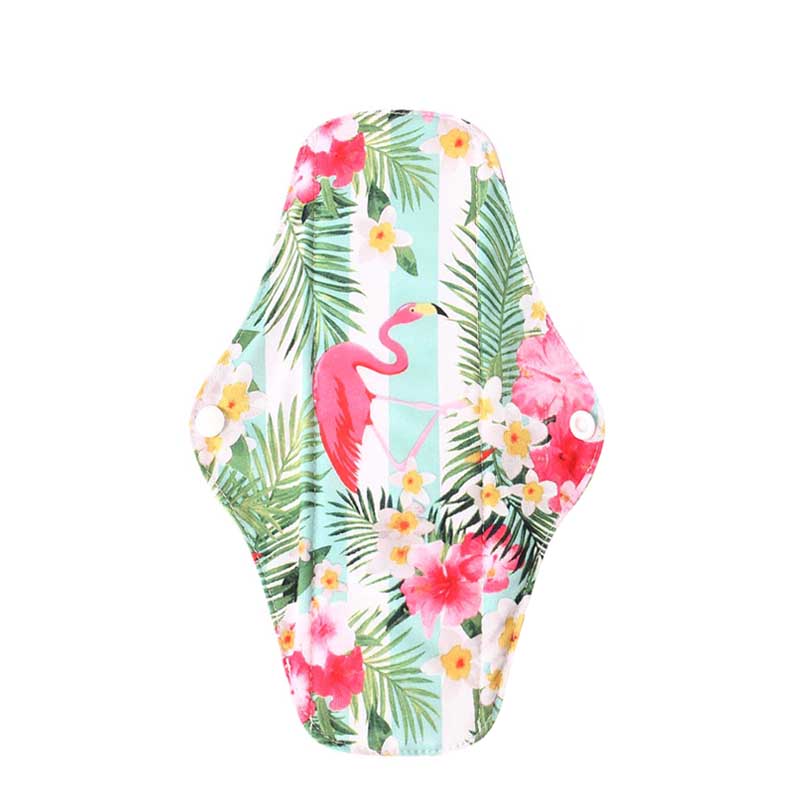 hilloo-serviettes-hygi-niques-lavables-flamant-rose-flux-normal image 2