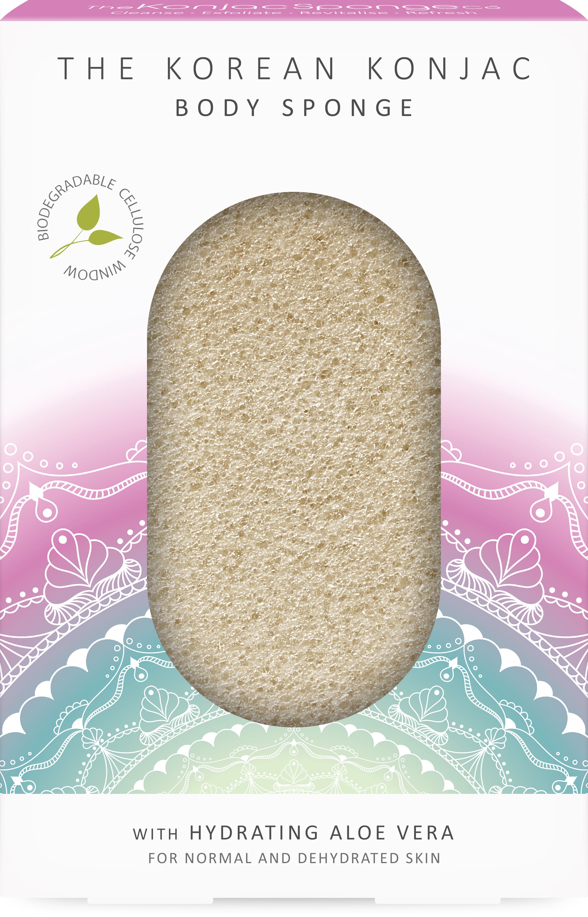 konjac-sponge-company-mandala-ponge-corps-aloe-vera-hydratante image 1