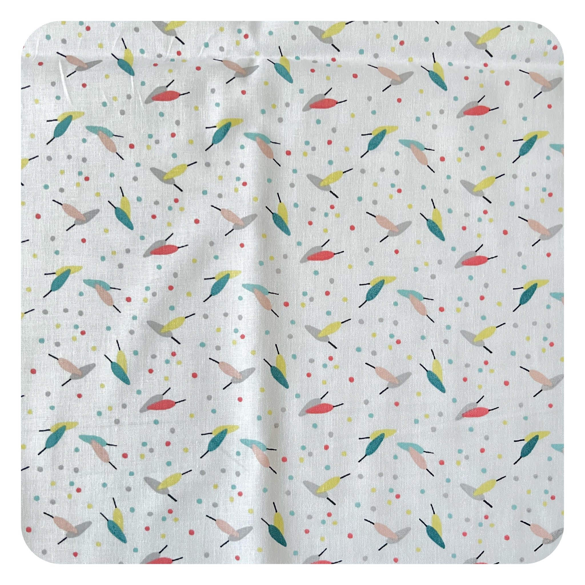 jane-couture-tissus-en-vente-plumes-tissu-coton-150cm-oeko-tex image 1