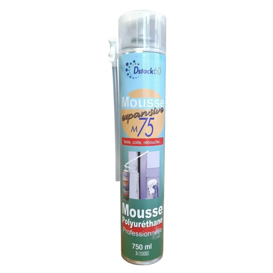 dstock60-mousse-expansive-manuelle-pu-750-ml-isolation image 1